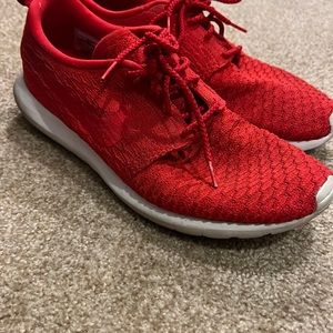Red Nike sneakers